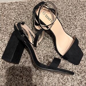 black heels
